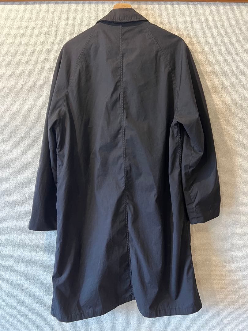 米軍 実物 USN RAINCOAT ブラック M ステンカラーコート②
