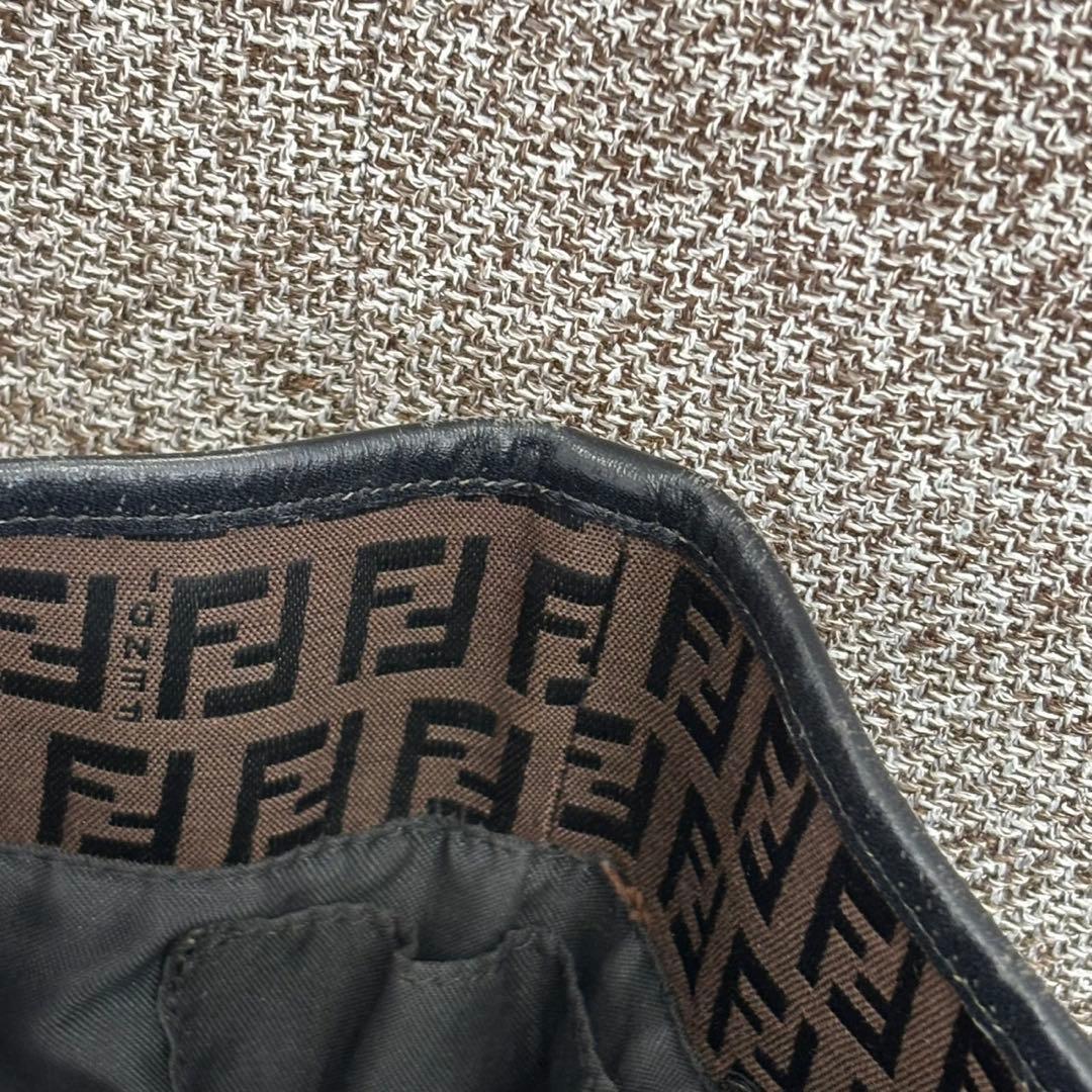 FENDI フェンディ ズッキーノ トートバッグ ブラウン E3