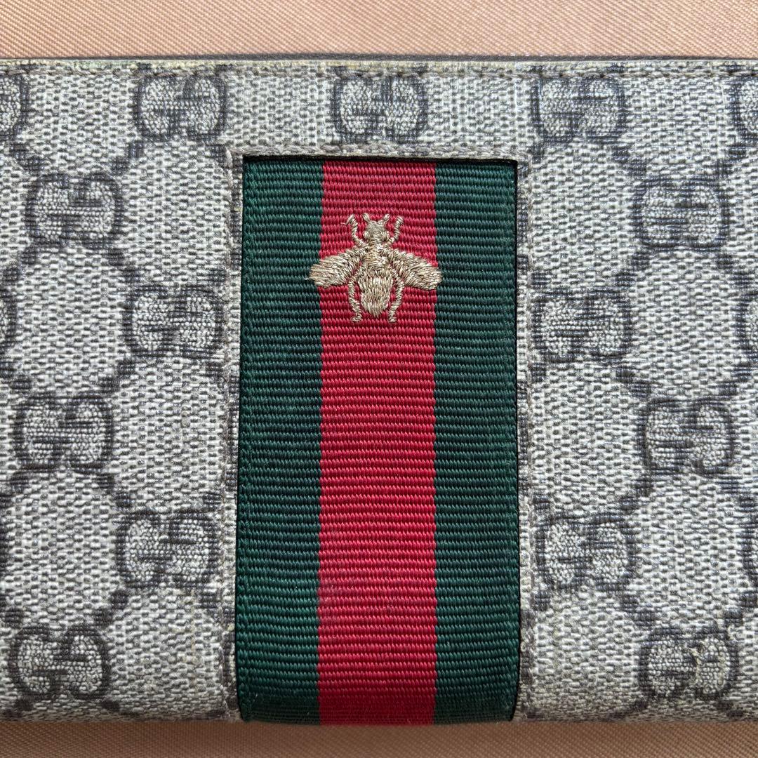 GUCCI長財布 ミツバチ刺繍