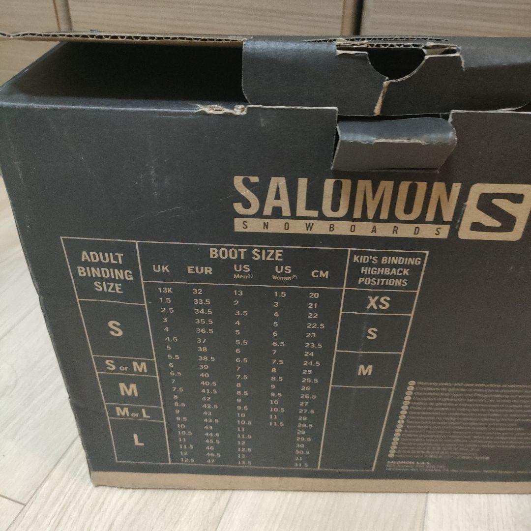 SALOMON UNITE KID スノーボードXSビンディングサロモン黒