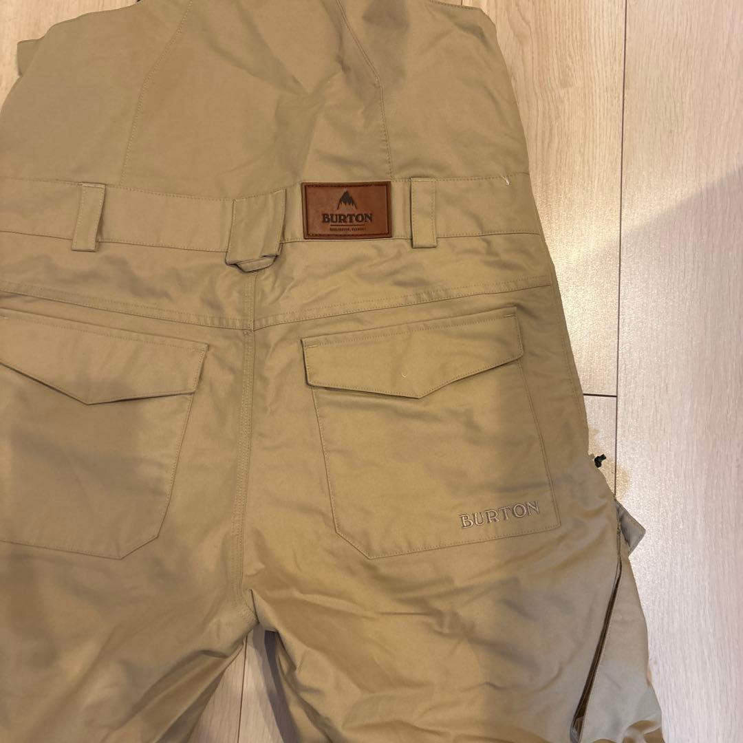 BURTON ベージュオーバーオール・ビブパンツ