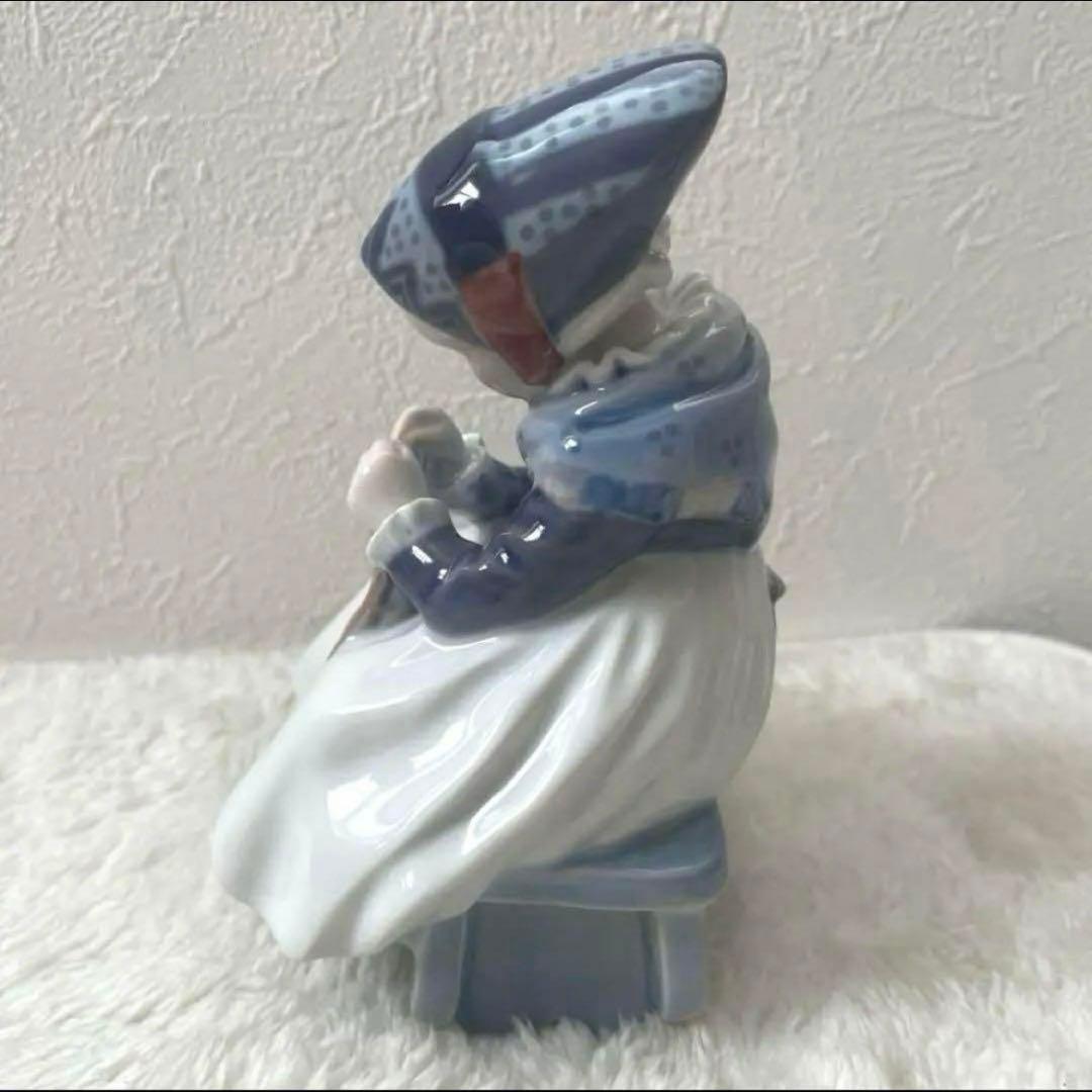 ロイヤルコペンハーゲン フィギュアリン アマー島の少女 置物 陶器製 ビンテージ