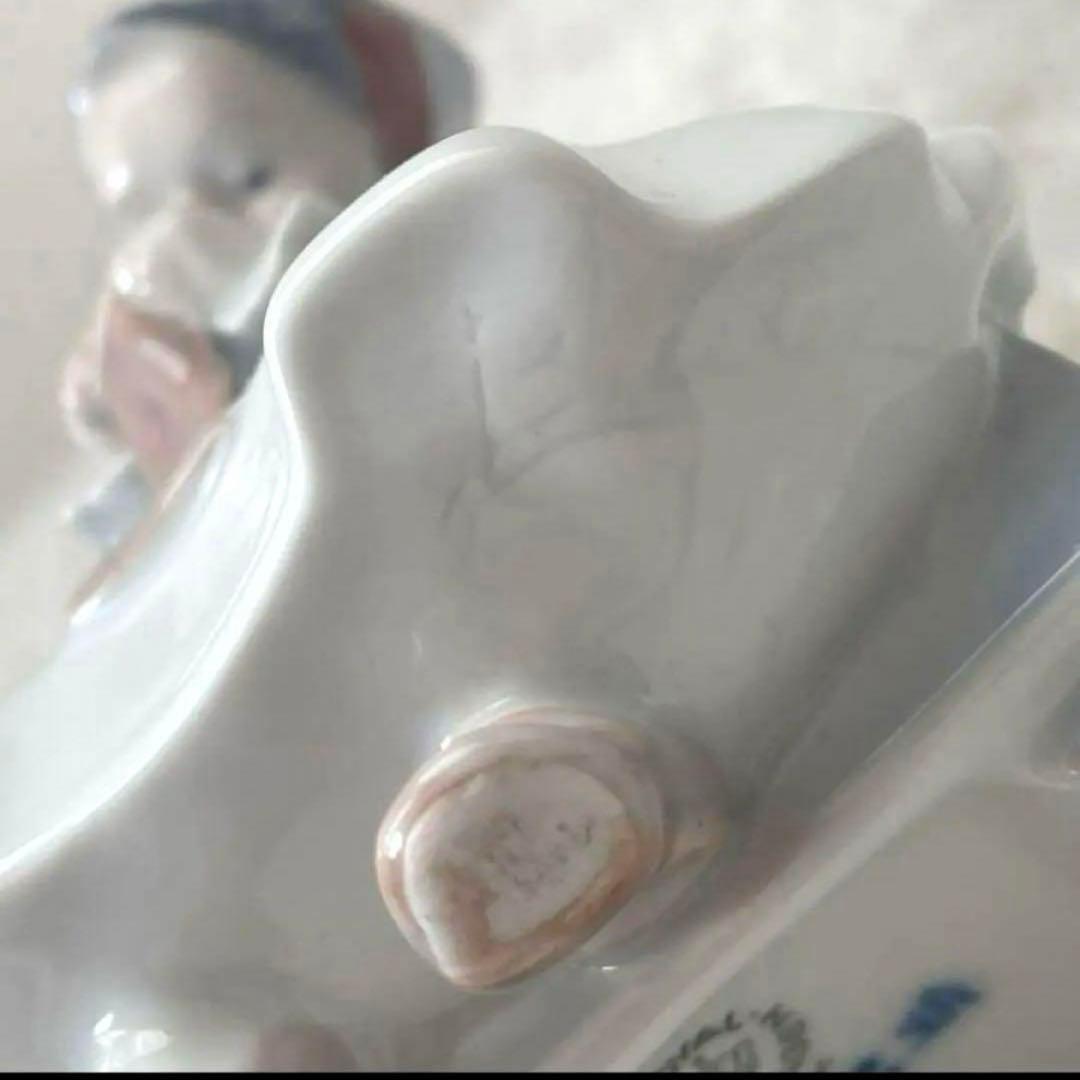 ロイヤルコペンハーゲン フィギュアリン アマー島の少女 置物 陶器製 ビンテージ