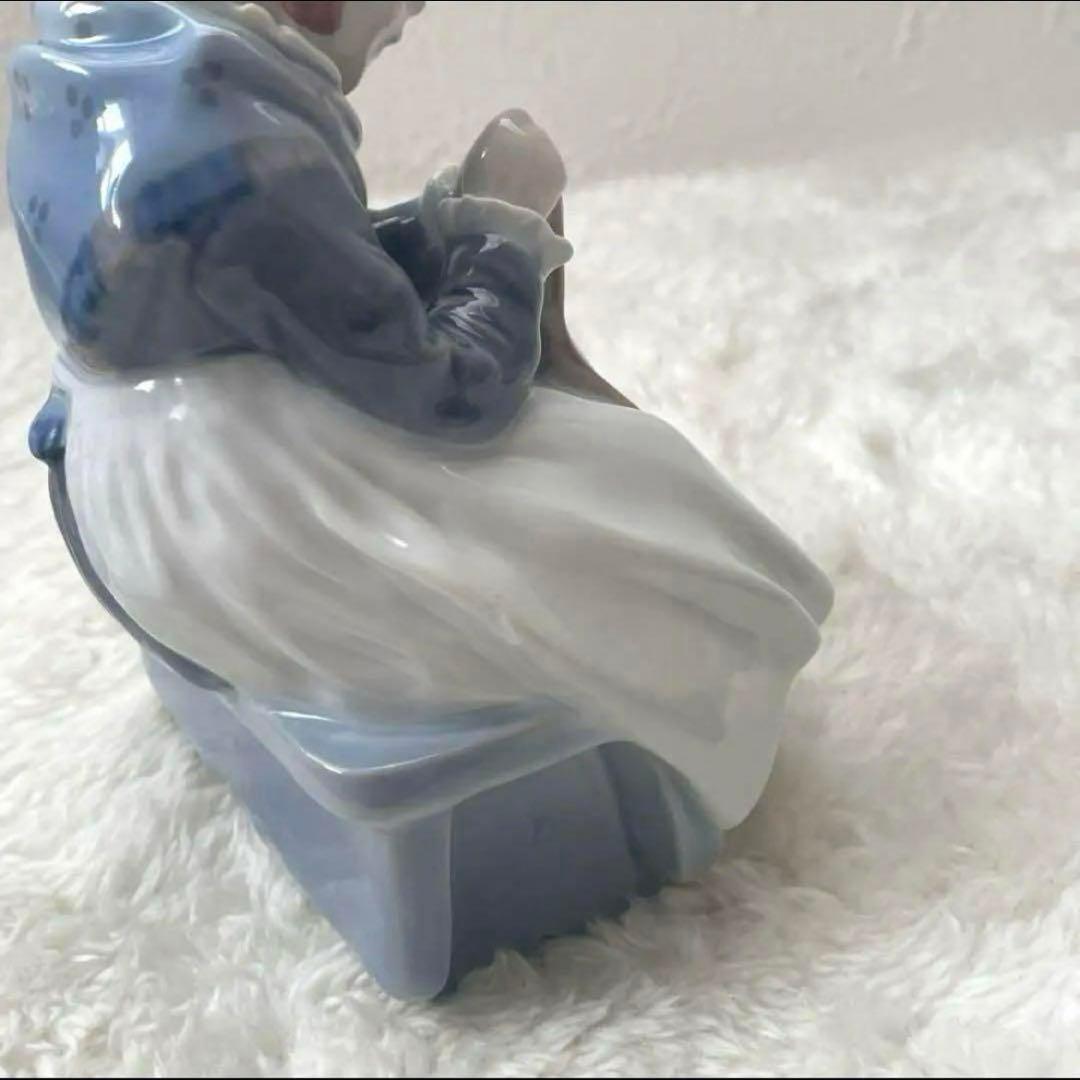 ロイヤルコペンハーゲン フィギュアリン アマー島の少女 置物 陶器製 ビンテージ