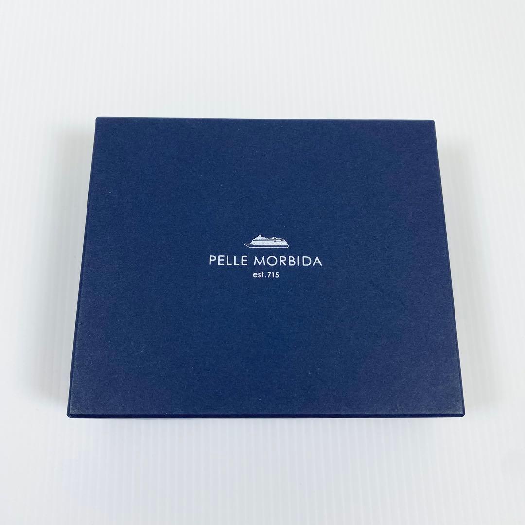 【美品】PELLE MORBIDA BA329ブラック ミニウォレット