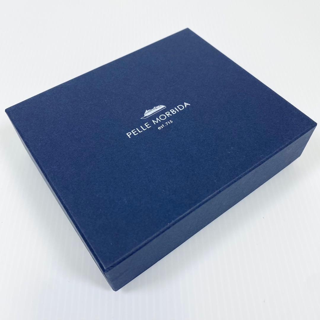 【美品】PELLE MORBIDA BA329ブラック ミニウォレット