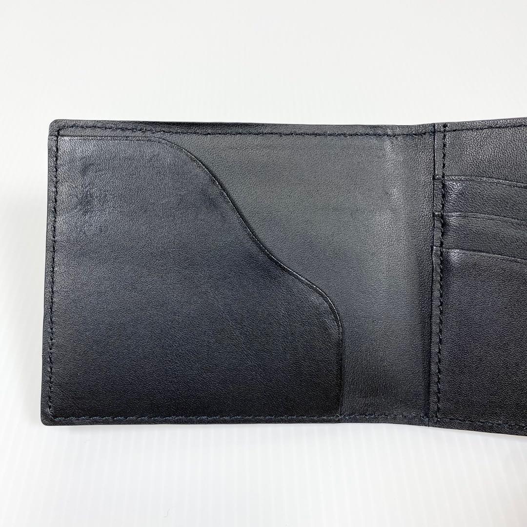 【美品】PELLE MORBIDA BA329ブラック ミニウォレット