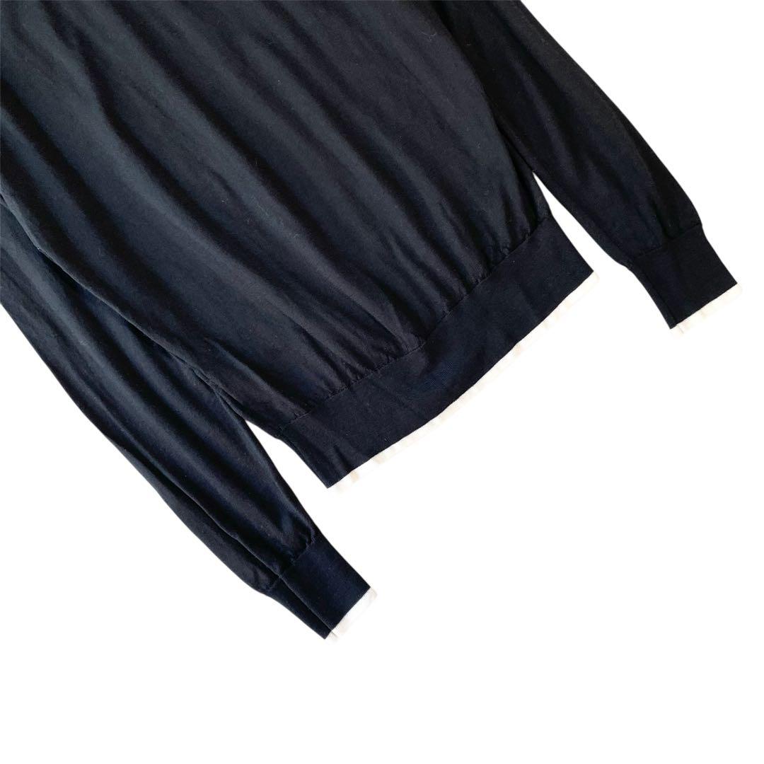 現行✨ジョンスメドレー 日本限定 バイカラーニット 30Gメリノウール レア