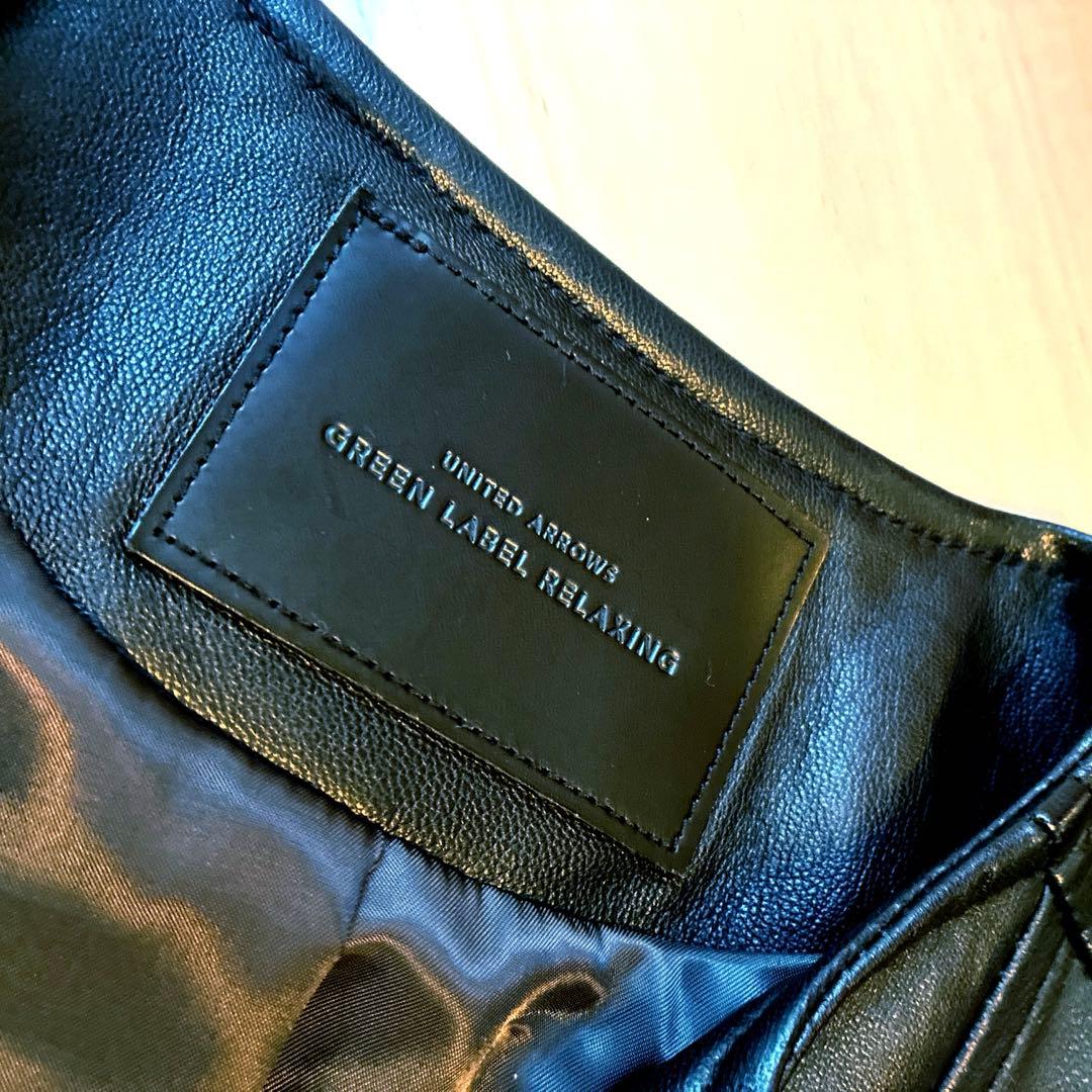 E*7様 新品同様　UNITED ARROWS レザー　ジャケット　ライダース