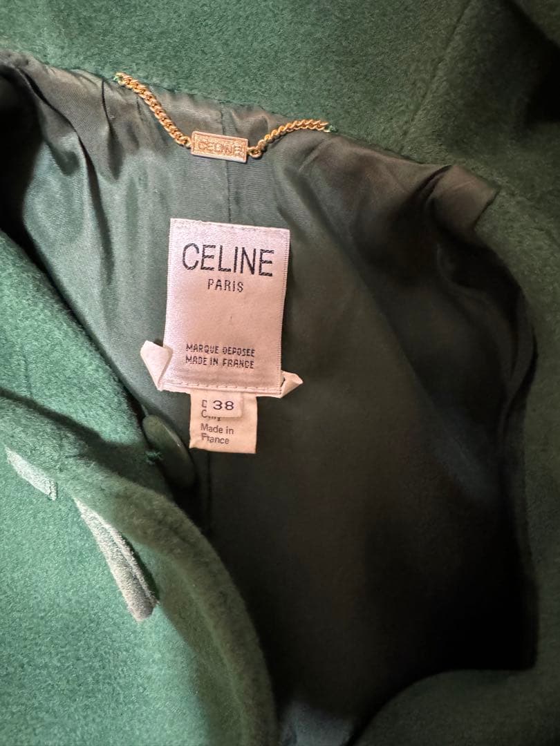 最終値下げ✨セリーヌ CELINE オールドセリーヌ ビンテージ　緑