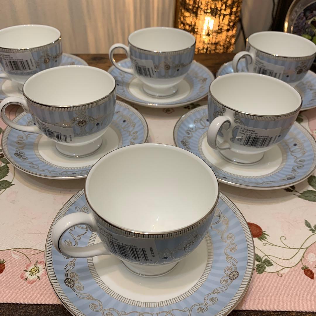 未使用　ウェッジウッド アレクサンドラ　カップ＆ソーサー　デザートプレート　等