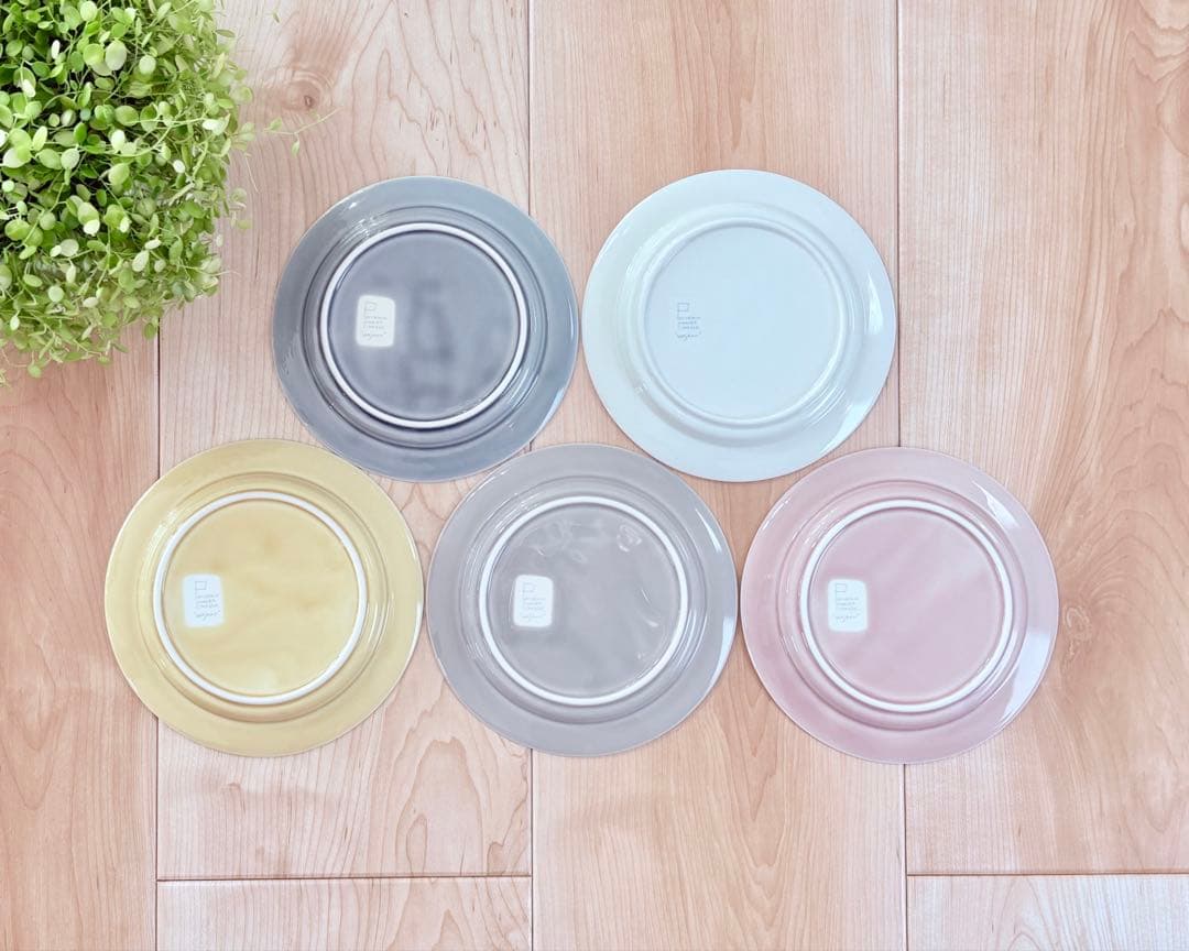 イイホシユミコ×チェック＆ストライプ　アンジュール　プレートS　冬の贈り物