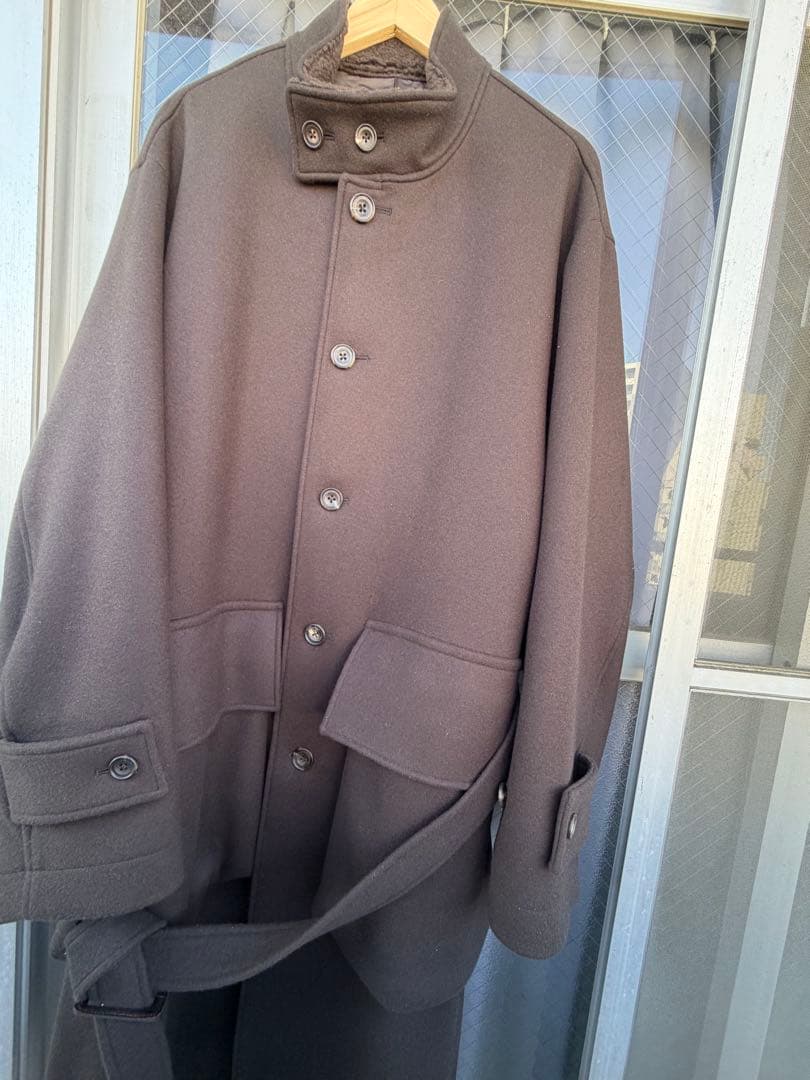ジャケット・アウター stein OVER SLEEVE STAND COLLAR COAT