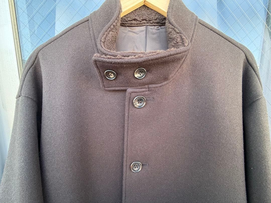 ジャケット・アウター stein OVER SLEEVE STAND COLLAR COAT