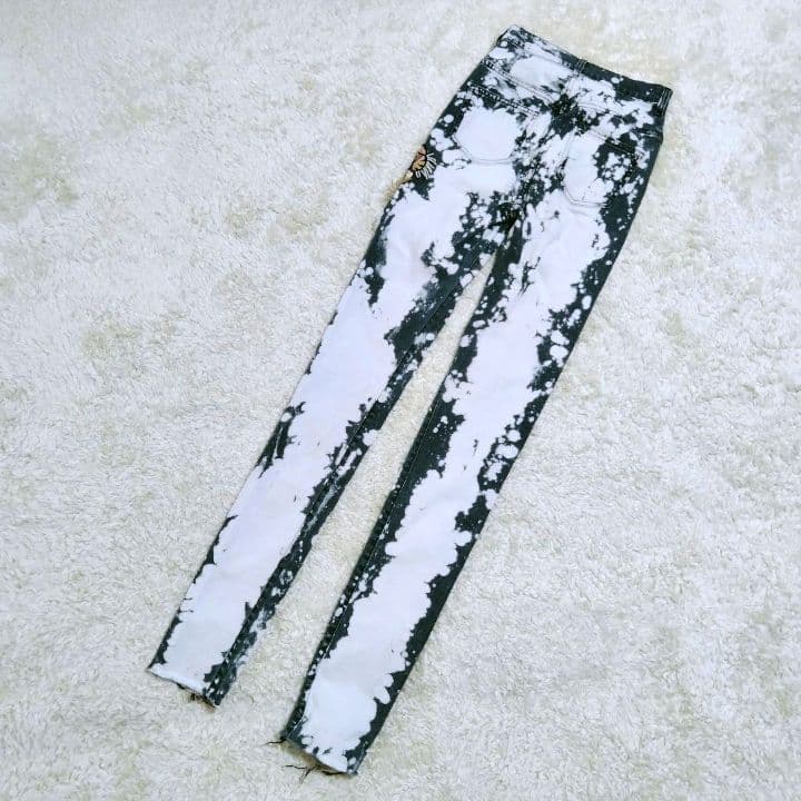 2072 美品 GUCCI ブリーチデニムパンツ ミケーレ期 タイガー 刺繍