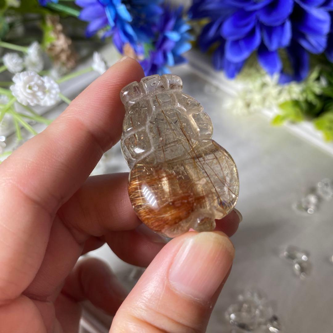 レッドルチルクォーツ 貔貅