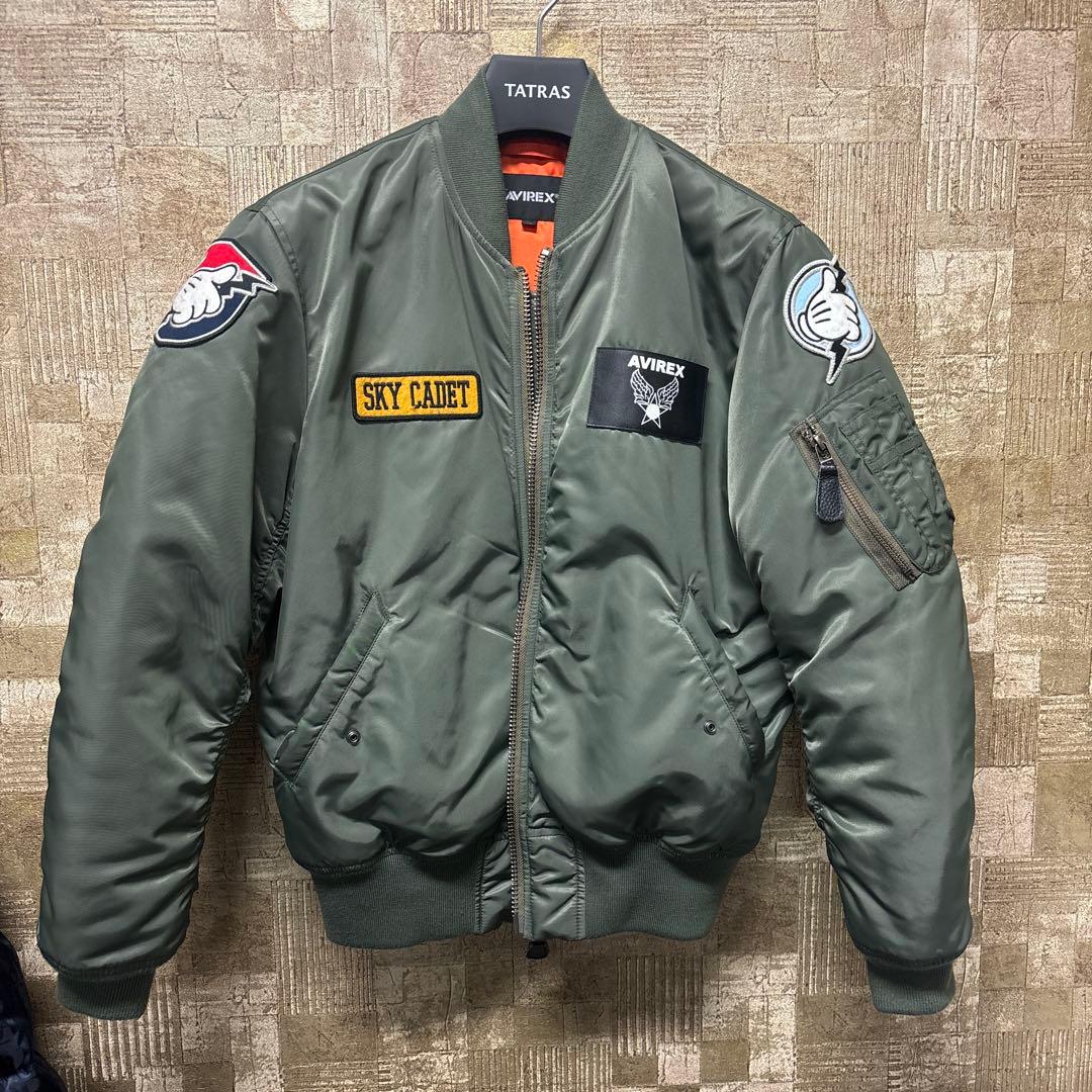 ⭐️美品　AVIREX✖️ミッキーマウスコラボ　MA -1 size M⭐️