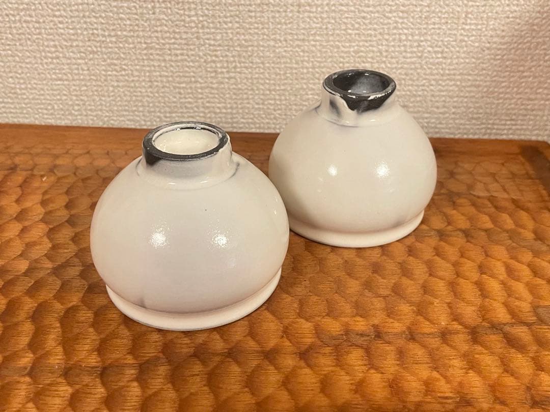 【新品未使用】鈴木環 ピジョンカップ Mサイズ 黒 2客 Sサイズ 白 2客