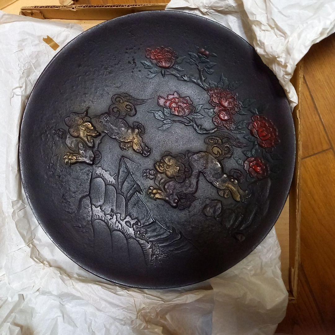 南部鉄器 南部宝生堂 大皿 44センチ