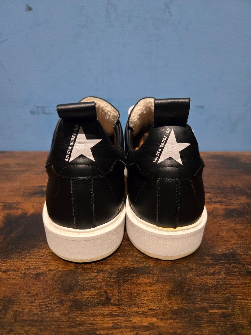 美品 Golden  Starter レザー スタープリントスニーカー