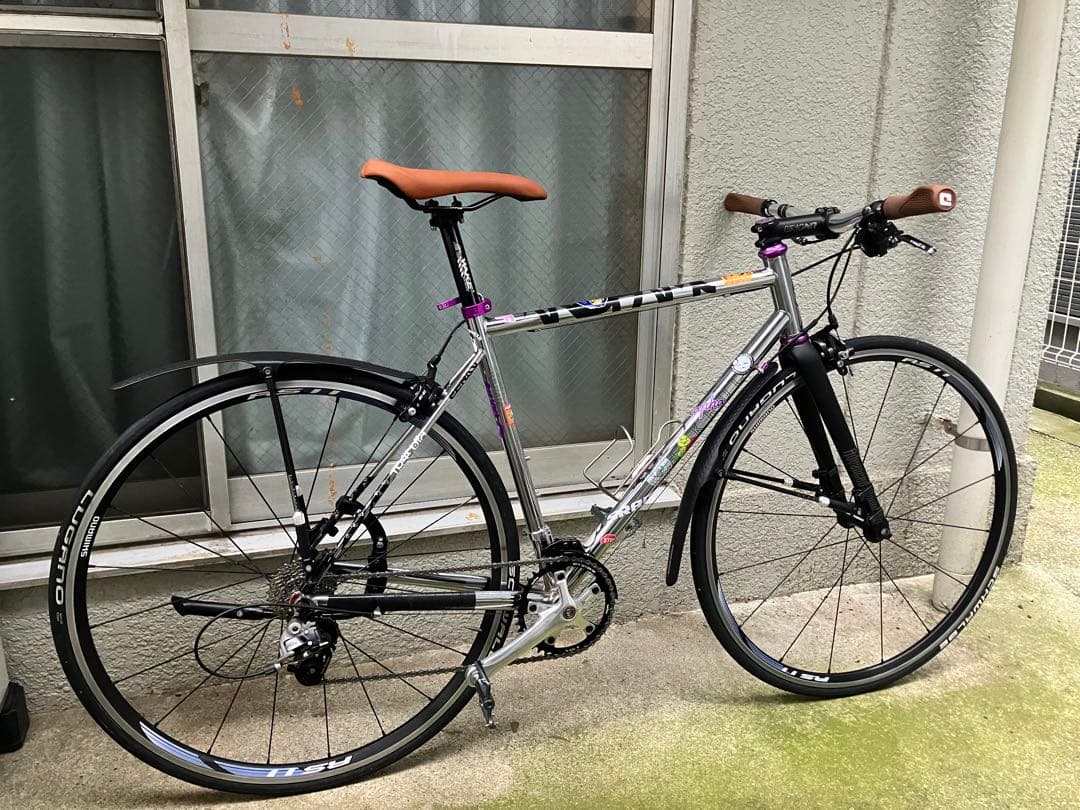 DARKROCK クロモリフラットバーロード クロスバイクsram 11s