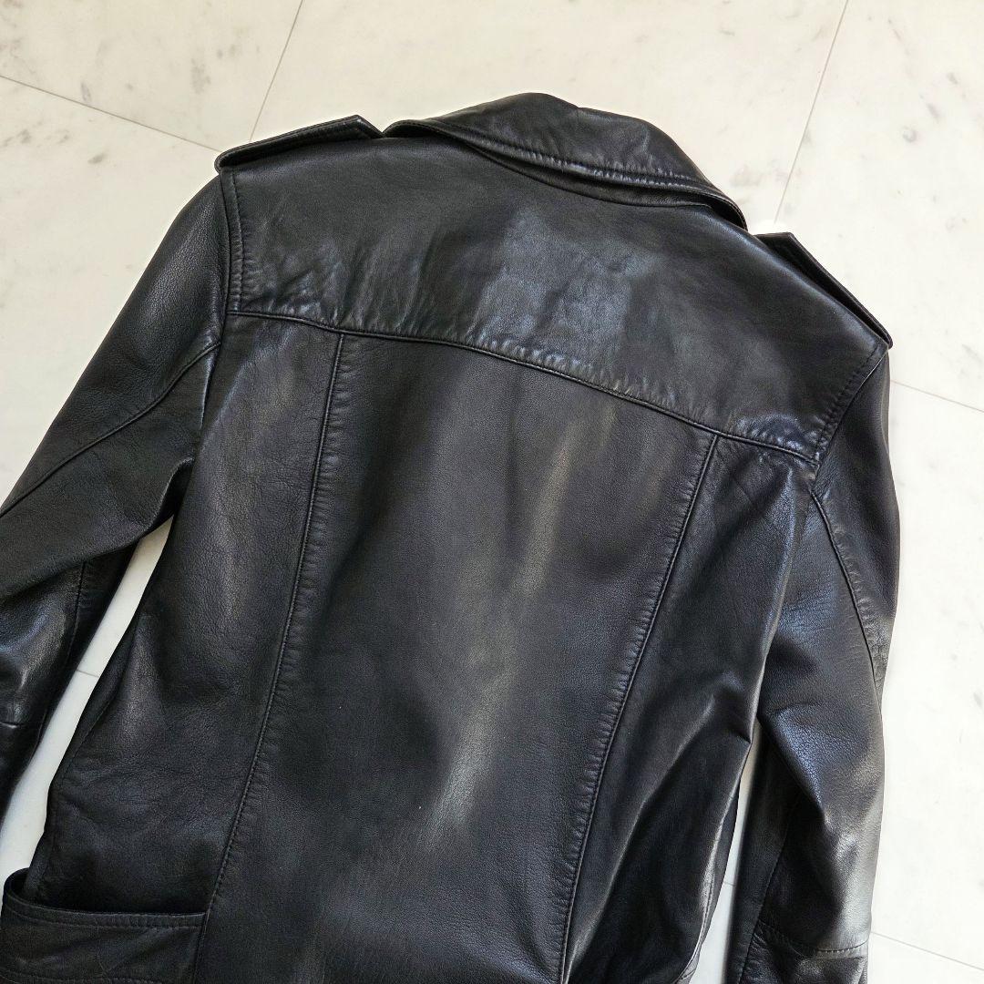 ALLSAINTSレザー ジャケット UK4 オールセインツ ラムレザー　ダブル