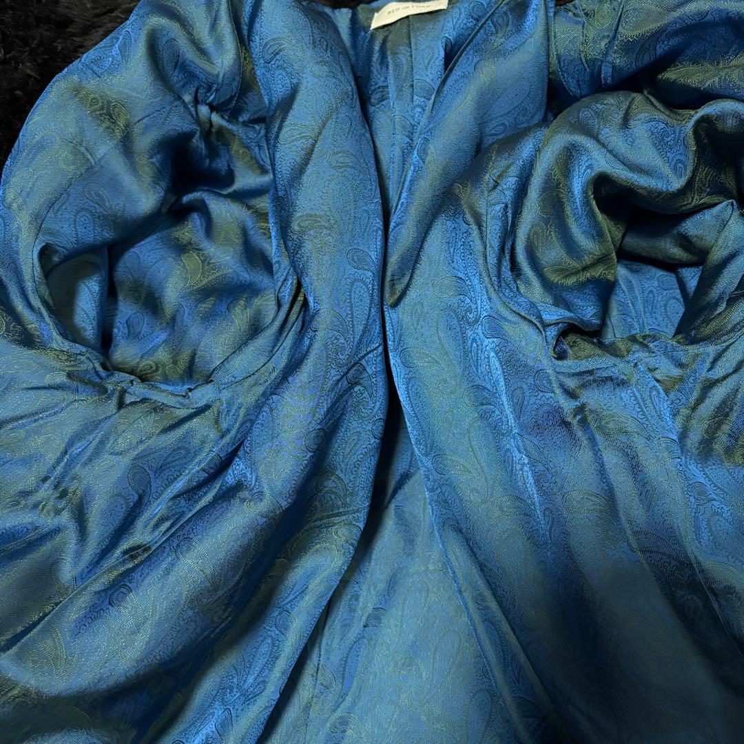 あ！希少▲BED J.W. FORD ボアコート フェイクファーコート