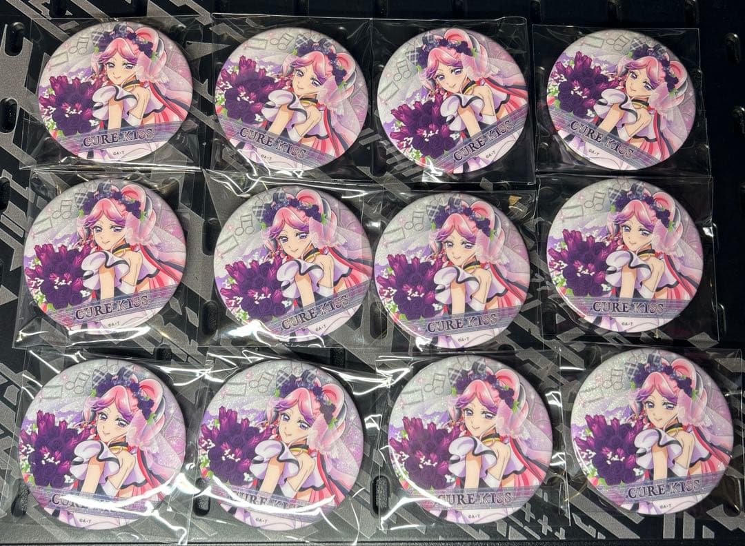 キミとアイドルプリキュア感謝祭 缶バッジ キュアキッス アップ 12個