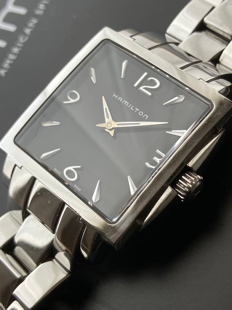 ハミルトン 腕時計 ジャズマスター スクエア レディース