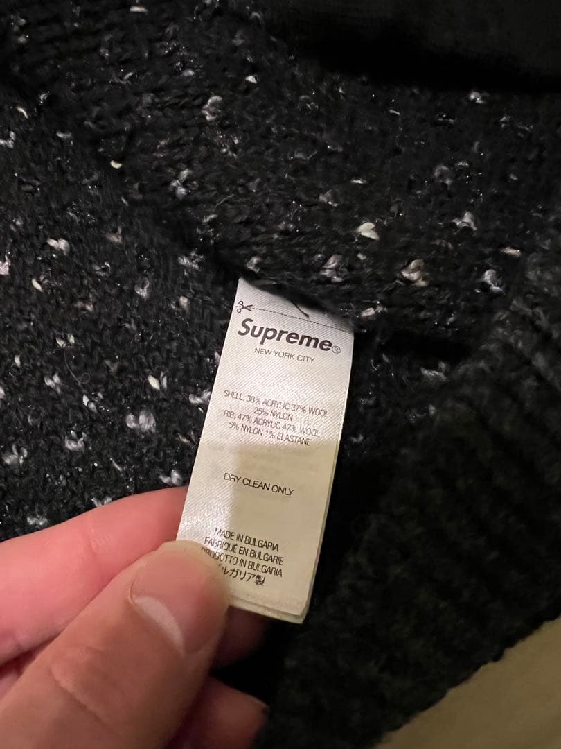 トップス Supreme textured cardigan M 25aw