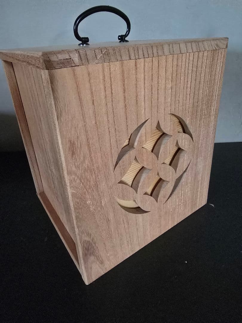 阿波民芸白木遊山箱