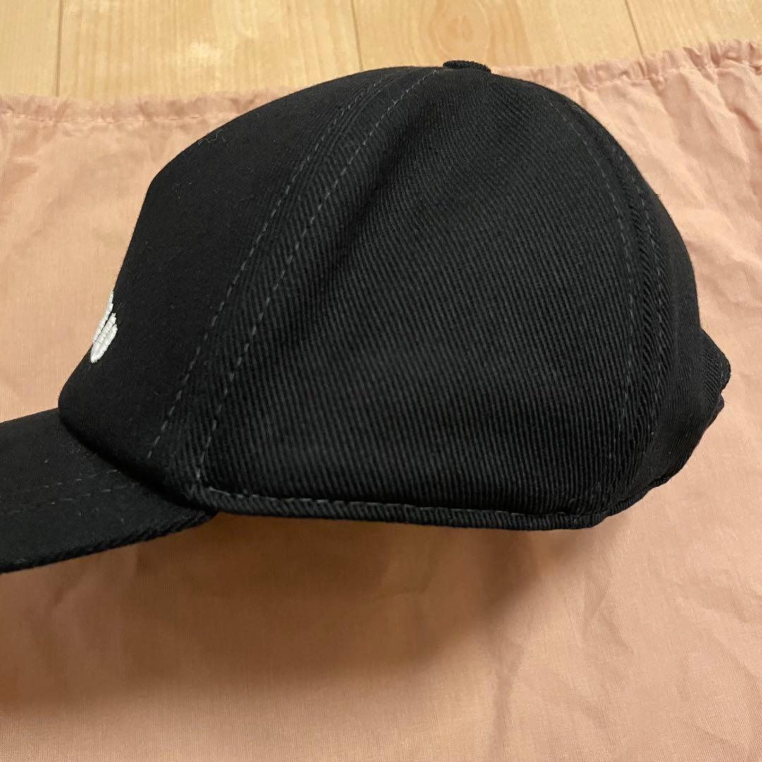 miu miu ミュウミュウ ドリルベースボールキャップ S ブラック