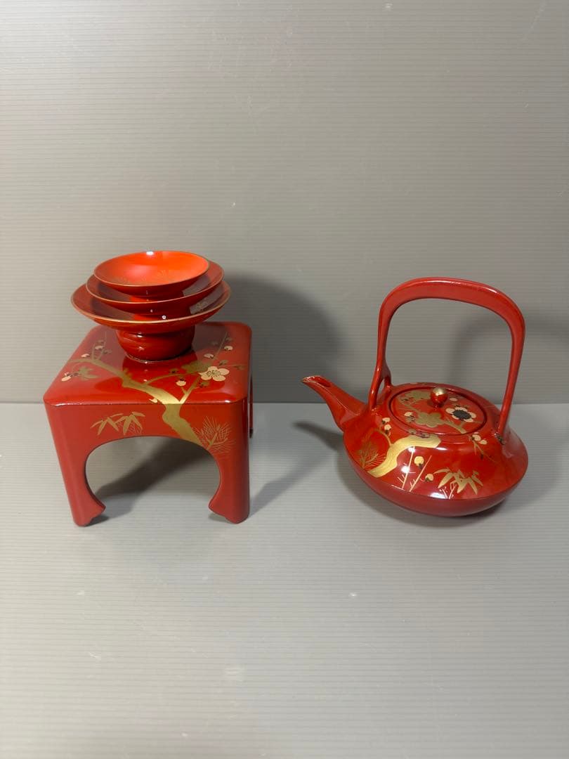 2299  お屠蘇 洗朱 変り松 松竹梅