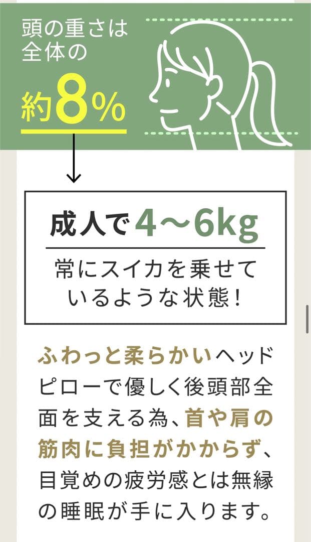 2個　CALOS枕　ホッとする枕プラス　SurvaQ store