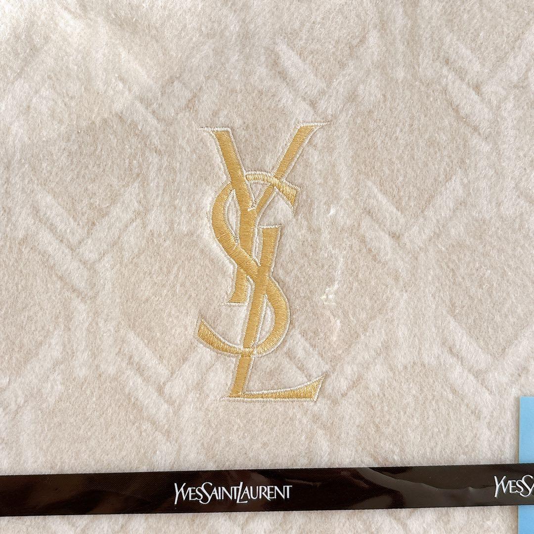 【⟡.·新品未使用⟡.·】YSL シルク毛布 140×200 イヴサンローラン