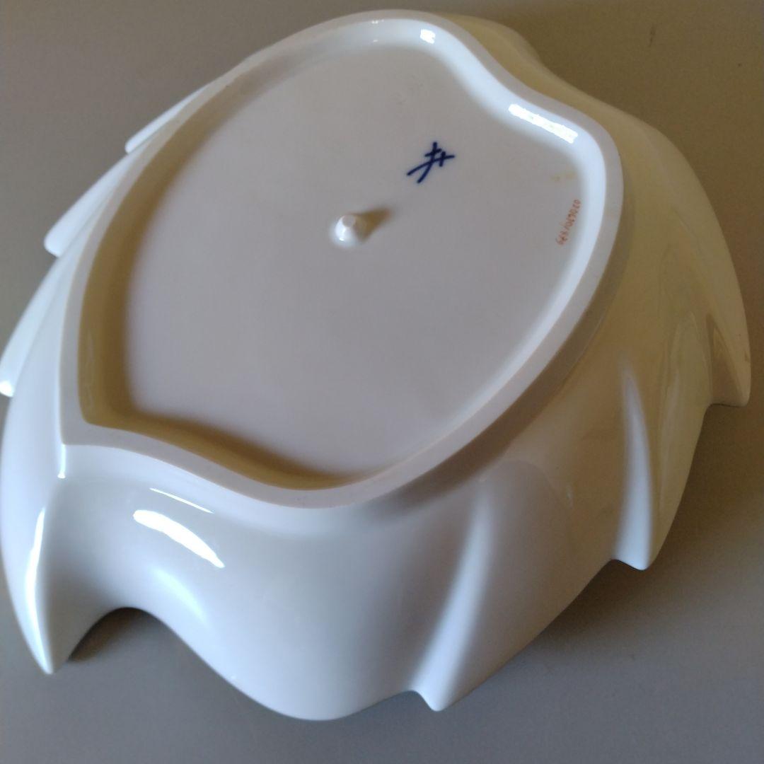 ★美品【Meissen】マイセンの金縁 イエローローズの器