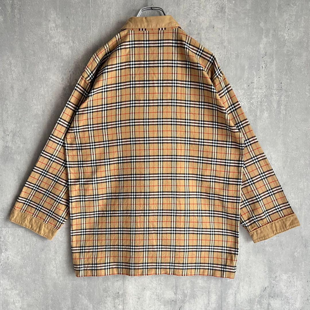 BURBERRY LONDON　ネルシャツタイプ　ノバチェック　セットアップ　L