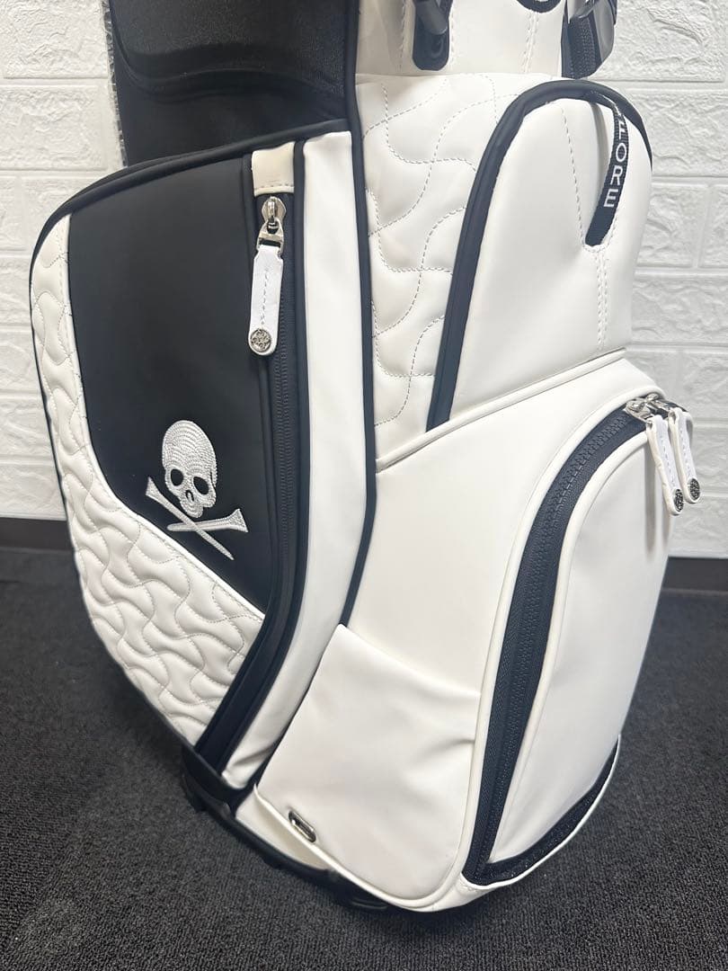 新品未使用☆G/FOREスタンド式キャディーバック9.5インチ　ホワイト