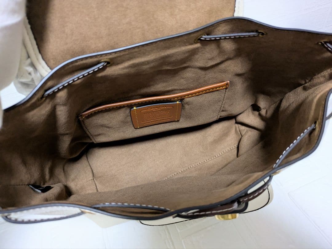 【新品未使用】COACH/コーチ リア バックパック カラーブロック CH588