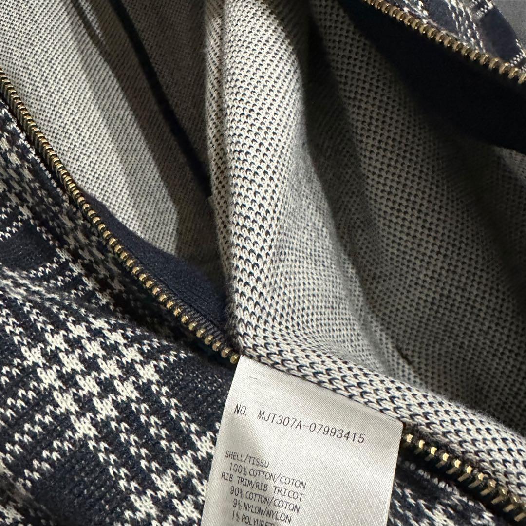 【美品】トムブラウン 4bar マイクロチェック ジャガード パーカー