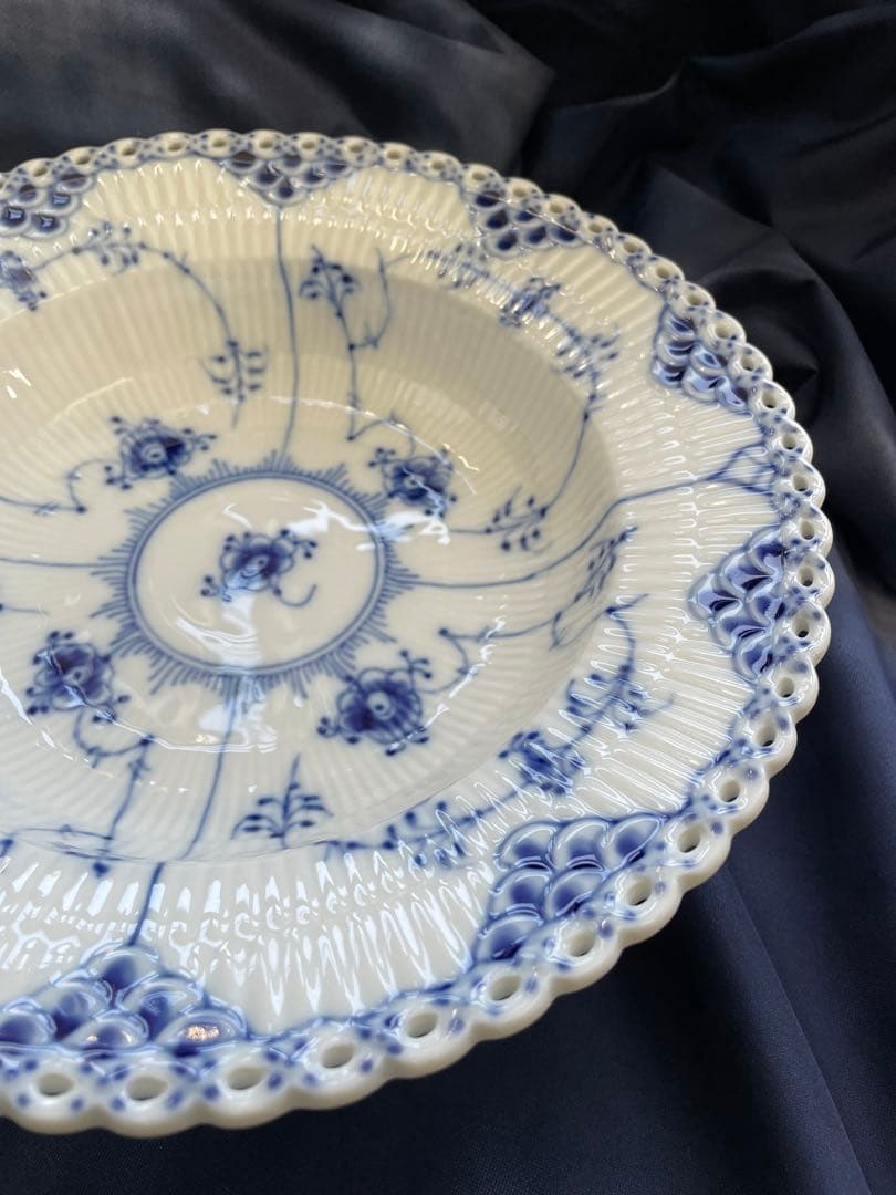 ★ミミ★フルレース 17cm プレート１枚と深皿2枚