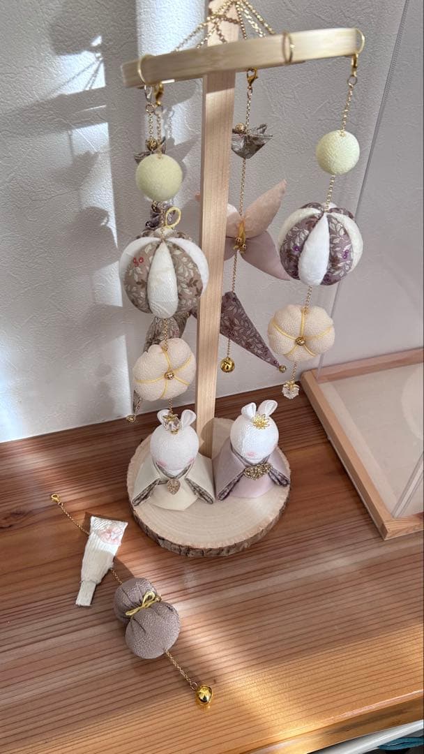 【つるし雛】ナチュラル つるし飾り｜temari〜ito〜｜季節を楽しむ布飾り