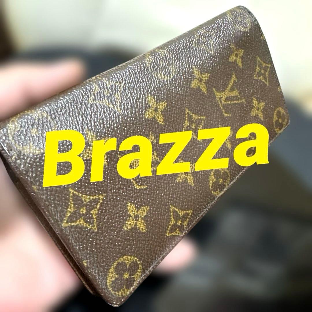 13☆良品☆モノグラム♪ポルトフォイユ ブラザ 二つ折り長財布