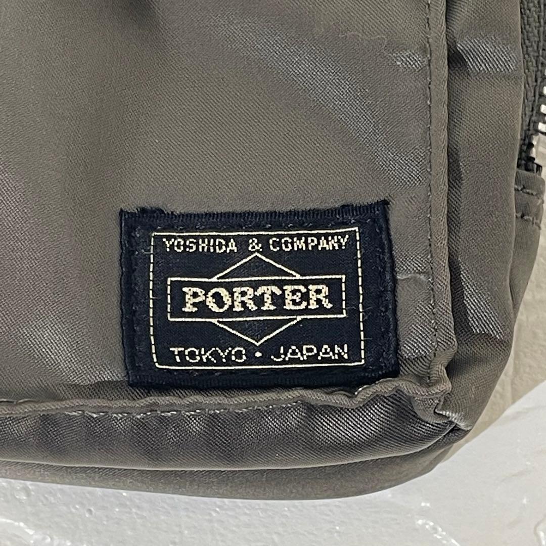PORTER ポーター　タンカー　ポーチ　シルバーグレー小物いれ　スマホケース