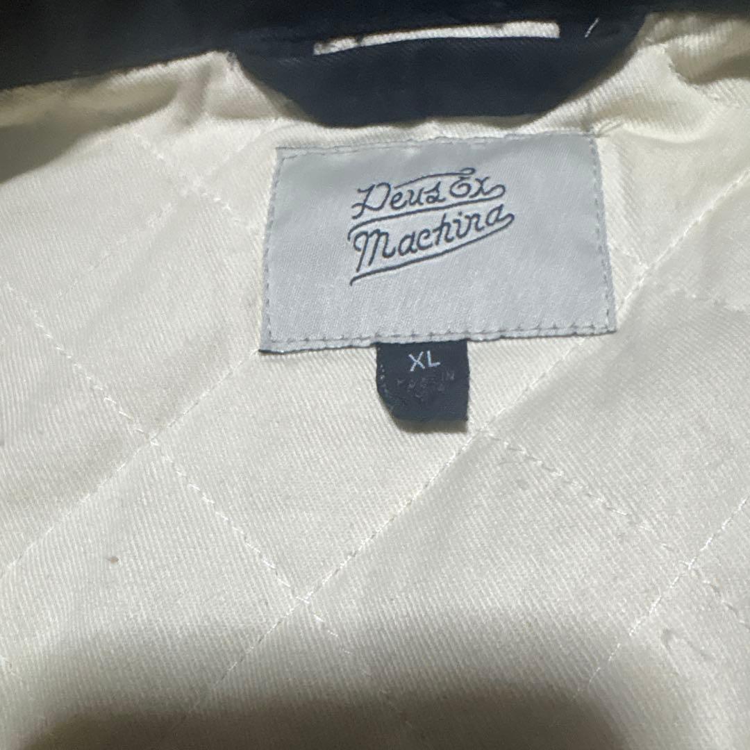 Deus ex Machina デウスロゴ刺繍ジャケット 中綿入XLビックサイズ