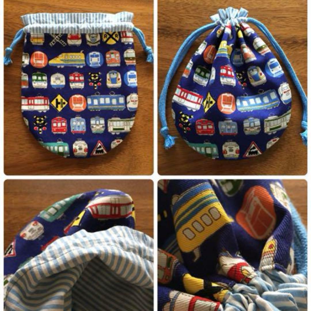 電車柄2色　入園入学グッズ　オーダー受付ページ