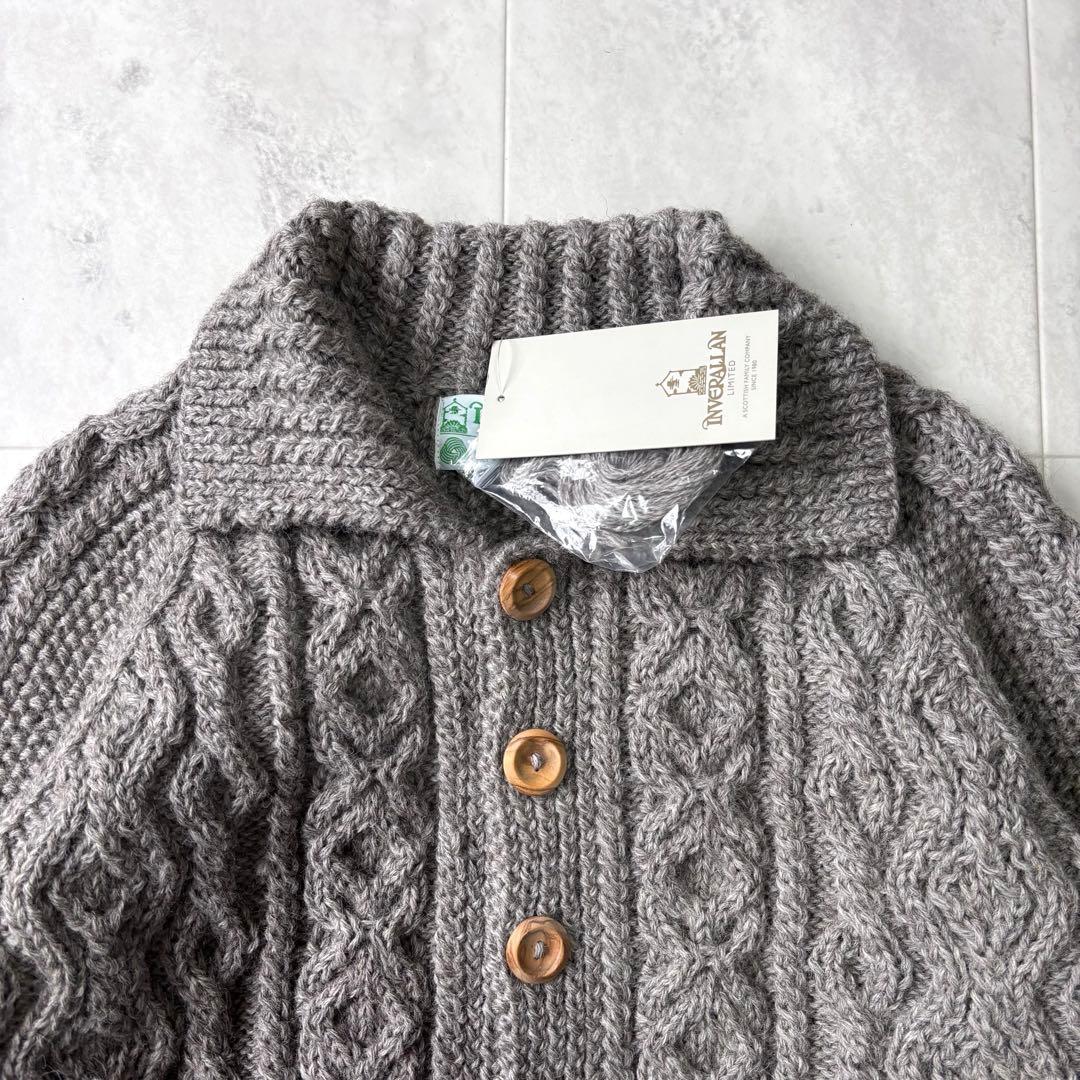 【新品未使用】インバーアラン 3A LUMBER CARDIGAN ブラッケン
