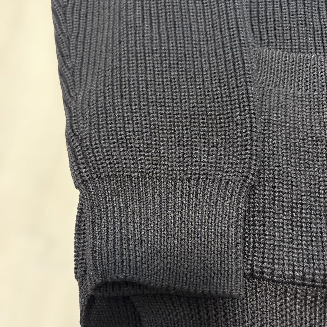 BATONER（バトナー）シグネチャー 1B カーディガン ニット 黒