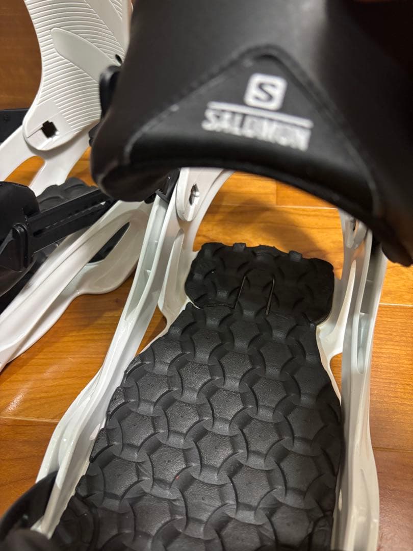 SALOMON スノーボードビンディング ホワイト/ブラック