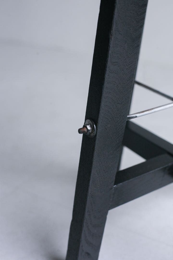 丸スツール　ケヤキ材　無垢材　古家具　ダイニングチェア　丸椅子